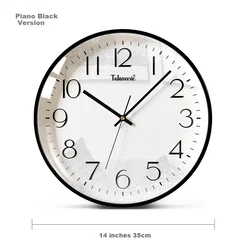 Telesonic Zidni sat, 36 cm, Crni