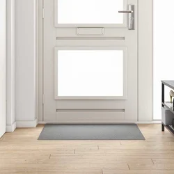 Tepih trkač Svijetlo siva 100 x 100 cm 100% Polipropilen