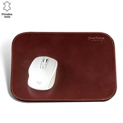 Princ Leather Podloga za miš, Braon