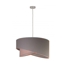 Duolla - Luster na sajli CELLO 1xE27/40W/230V O 45 cm ružičasta