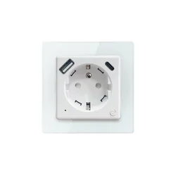 Immax NEO 07553L - Pametna utičnica E 16A/230V + 1xUSB-A+1xUSB C PD 20W