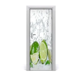 tulup.si Samolepilni tapete na vratih Lime 95x205 cm