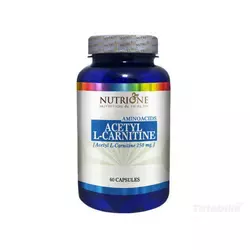 NUTRIONE Acetyl L-carnitine 250 mg 60 kapsula