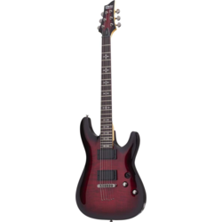 Schecter Demon-6 | Crimson Red Burst #3245