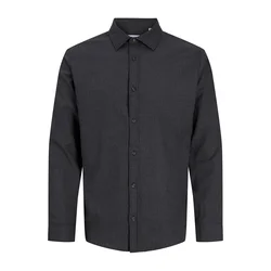 JACK & JONES Srajca JJEFIELD pegasto črna