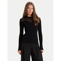 Morgan Pulover 252-MAMDO Črna Slim Fit
