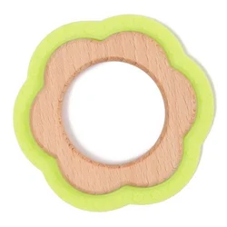Bo Jungle ugrizi B-TEETHER FLOWER WOOD Green