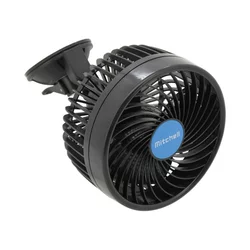 Ventilator sa prianjalicom za automobil 9W/12V, crni
