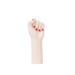 Vaza Girl Power, bela, 32 cm, DOIY