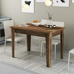 Hanah Home Trpezarijski sto Kiev 507 110x75x72cm Orah