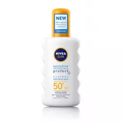 NIVEA SUN sens. immediate protect umirujući sprej SPF 50+ 200 ml