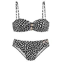 VIVANCE Bikini  bež / črna / bela
