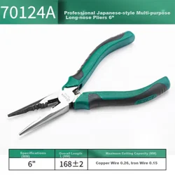 Sata Špicasta klešta 70124A, 6
