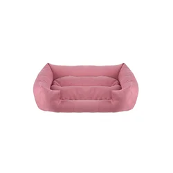 Paws & Whiskers Krevet za ljubimce Kare, 80 × 60 × 17 cm, Roze