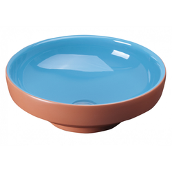 Lavabo nadgradni VITRA Water jewles O40cm turquoise