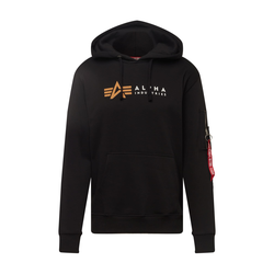 ALPHA INDUSTRIES Majica, črna