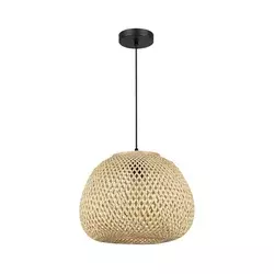 Luster na sajli PETRA 1xE27/15W/230V bambus