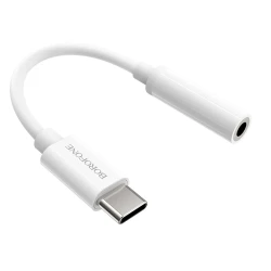 Borofone adapter USB - C - 3.5mm Jack - Bijela KP23469