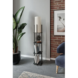 Opviq Podna lampa Quatro, 135 cm, Crna