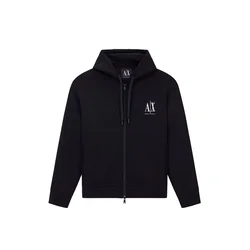 ARMANI EXCHANGE Jopa na zadrgo črna