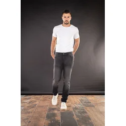 Denistar Muške farmerke 100-2376, Regular, Crne