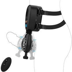 SuperLove Swing Function Automatic Orgasmic Masturbator Black