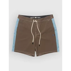Salty Crew Channel kopalne hlače dark brown