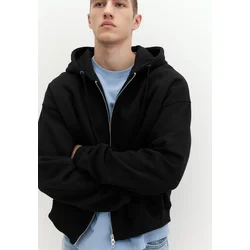 Pull&Bear Jopa na zadrgo črna