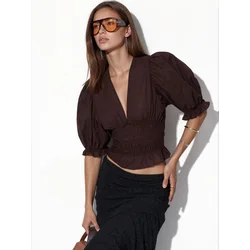 Busem Bluza rjava