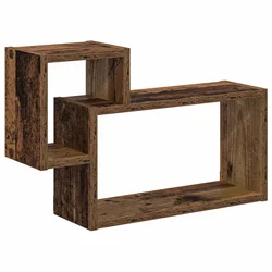 Polica na zidu Zidna montaža Staro drvo 55 x 15 x 35 cm