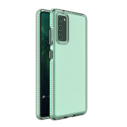 Futrola Spring clear TPU za Samsung Galaxy A02s - Zelena KP10506
