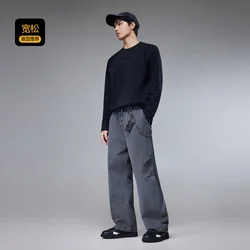 Gxgjeans Muška majica, Dugi rukav, Crna