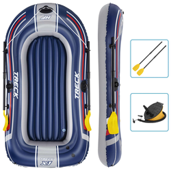 BESTWAY Bestway Hydro-Force Napihljiv čoln s tlačilko in vesli moder, (20971344)
