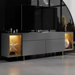 HANAH HOME TV polica Zenith Anthracite Gold