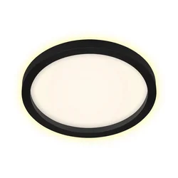 Briloner 7361-015 - LED plafonsko svetlo CADRE LED/18W/230V, prečnik 29,7 cm, crno
