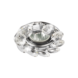 LUXERA 71073 - Ugradna svetiljka CRYSTALS 1xGU10/50W/230V