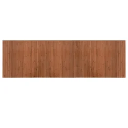 vidaXL Preproga pravokotna rjava 60x200 cm bambus