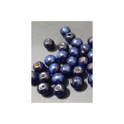 Drvena perla lopta 12 mm teget