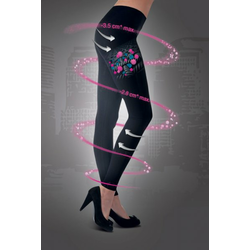 Lanaform hlače za hujšanje in oblikovanje postave z mikrokapsulam Cosmetex Legging Črna M