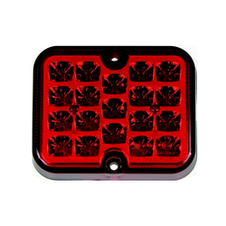 LED magleno svetlo SINGLE LED/1,9W/12V IP67 crveno