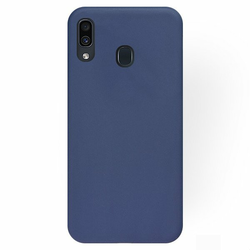 Silikonski barvni ovitek Samsung A20e MATT modra