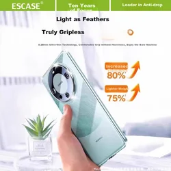 Escase Maska za mobilni telefon Huawei Mate 70 Pro / Huawei Mate 70 Pro+, Providna