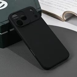 Silikonska maska za iPhone 17 Pro Max 6.9, Crna