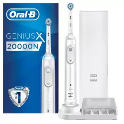 ORAL-B električna zobna ščetka Geniusx20000N White Sensitive