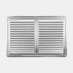 ZRAČNIK NA VIJAKE 200x300 MM / INOX [HACO] - NVM 300x200 K