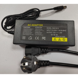 POE-INJ-5225 Gembird 52V/2.5A 130W POE injector od 5~52V, 8C, konektor 5.5x2.1mm