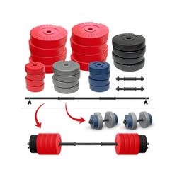 Iron Sport Tegovi i šipke (tegovi 122kg i 2+1 šipka) / Set t