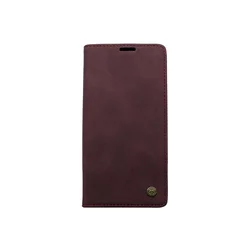 Maska za telefon LEATHER RETRO FLIP za Huawei P50 Pro, Bordo