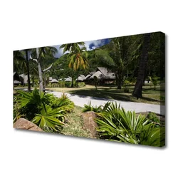 tulup.si Slika na platnu Listi palm trees narava 120x60 cm