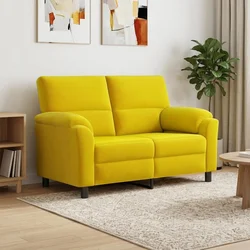 Vidaxl Kavč Rumena 154 x 85 x 93 cm Žamet